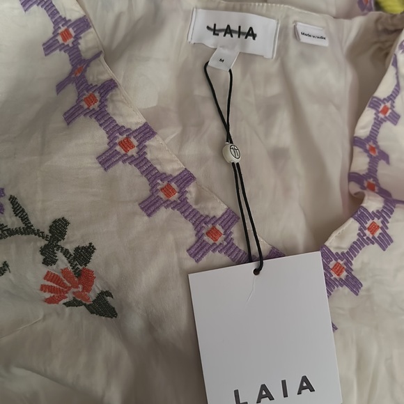 NWT Anthropologie LAIA Medium embroidered dress - Picture 4 of 4